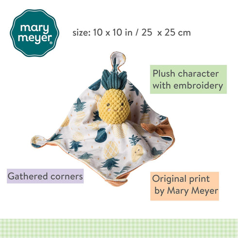 Mary Meyer Soothie Security Blanket, 10 x 10-inches, Sweet Pineapple...