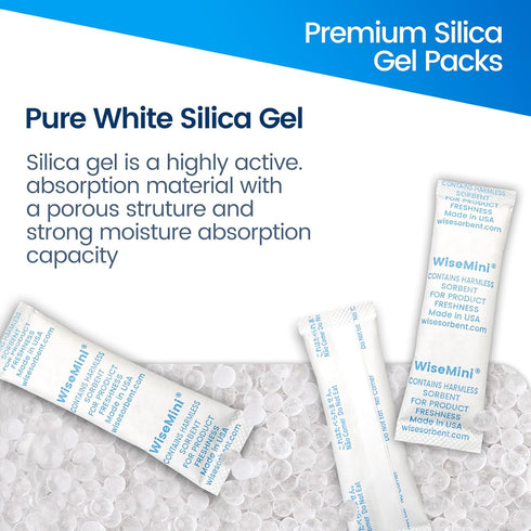 20pcs 5 Gram Food Safe Desiccant Packs, Premium Silica Gel Packets, Desiccant Moisture Absorbers for Storage...