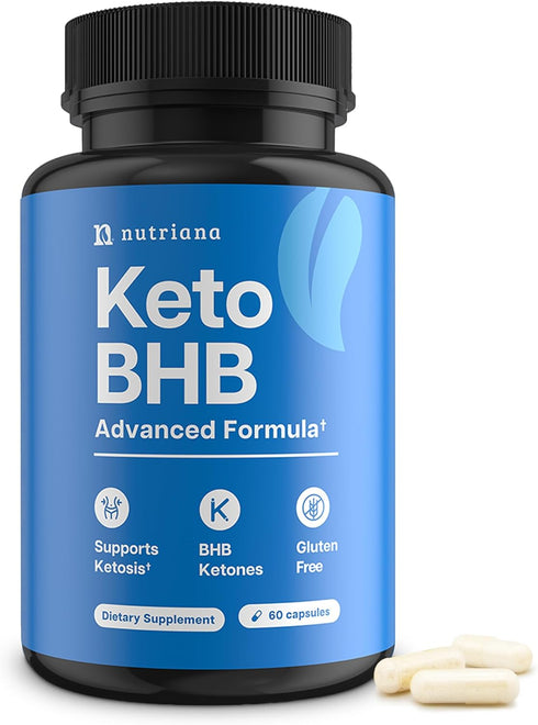 Keto BHB Exogenous Ketones for Men & Women - Keto Supplements for Mental Clarity & Focus - Keto Burn - Keto Fat Burner - Keto Pills Carb-Free Ener...