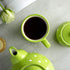 City to Cottage Handmade Lime Green and White Polka Dot Ceramic Extra Large 17.5oz/500ml | Hot Chocolate, Coffee, Tea Mug, Cup with Handle Unique ...