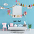 9.8 Feet Pom Pom Garland Rainbow Felt Fabric Garland Set Colorful Tassel for Classroom 3.6 Feet Felt Pennant Banner for Classroom school Christmas...