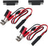 SAE to Battery Alligator Clip - KUNCAN 1.5FT 12V SAE 2Pin Quick Disconnect Cable SAE to Battery Clamp Cord 7.5A Fuse (2 Pack)...