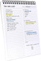 To Do List Notepad: With Multiple Functional Sections - 6.5 x 9.8" 60 Sheets - Spiral Daily Planner Notebook - Task CheckList Organizer Agenda Pad...