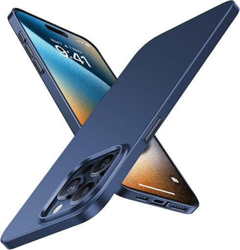 TORRAS Slim Fit Designed for iPhone 15 Pro Case 6.1 inch, Ultra Thin Designed for iPhone 15 Pro Phone Case 2023, Lightweight Matte Hard PC Slim Th...