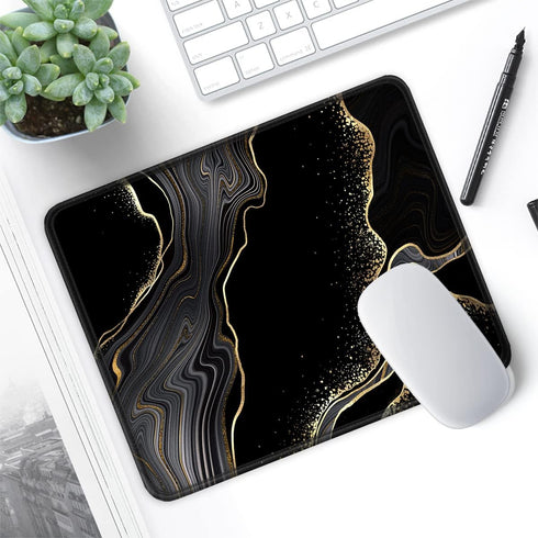 ITNRSIIET Mouse Pad with Non-Slip Rubber Base, Stitched Edge, Premium-Textured, Waterproof Gaming Mouse Pad for Wireless Mouse, Computers, Laptop,...