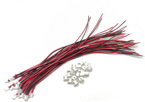 20 Set Micro JST MX 1.25 2Pins Connector Plug Socket 1.25mm Pitch Female & Male Connector PCB Socket 150mm Cable...