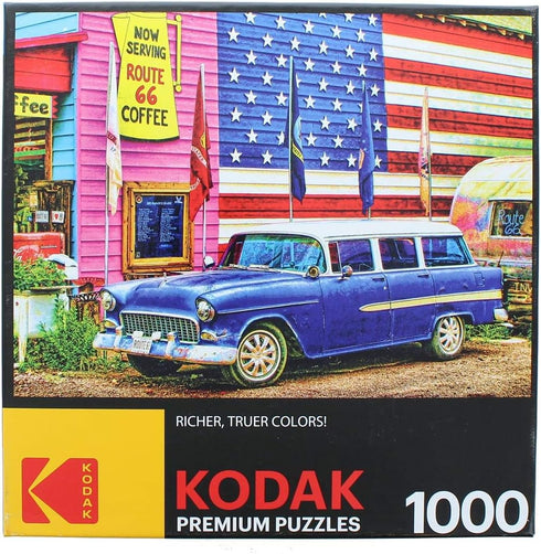 RoseArt - Kodak Premium - Route 66-1000 Piece Jigsaw Puzzle for Adults...