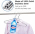 Amber Home 20 Pack Heavy Duty Metal Shirt Coat Hangers, Stainless Steel Clothes Hanger with Polished Chrome, 17 Inch Silver Metal Wire Hanger...