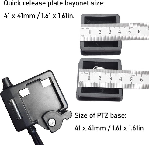 41x41mm Tripod Quick Release Plate Camera Mounting Parts Replacement...