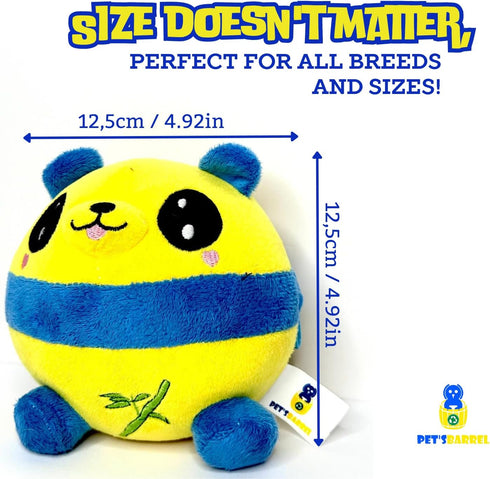 PET’SBARREL Active Moving pet Plush Toy for Dogs. 2024 New Interactive Dog Toy - Vibrant Yellow and Blue Plush Toy. Active Dog Toys Bouncing Dog B...