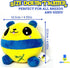 PET’SBARREL Active Moving pet Plush Toy for Dogs. 2024 New Interactive Dog Toy - Vibrant Yellow and Blue Plush Toy. Active Dog Toys Bouncing Dog B...