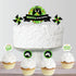 Big Dot of Happiness Game Zone - Pixel Video Game Birthday Party Cake Decorating Kit - Happy Birthday Cake Topper Set - 11 Pieces...