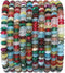 Natural Mix Colored Disk Stone Beads 4x2mm 160pcs Rondelle Loose Semi Gemstone Beads for Jewelry Making Design...