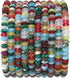 Natural Mix Colored Disk Stone Beads 4x2mm 160pcs Rondelle Loose Semi Gemstone Beads for Jewelry Making Design...