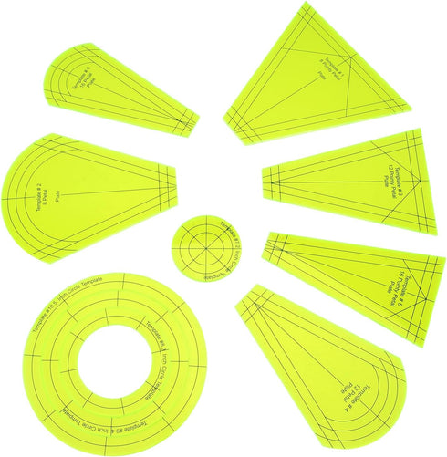 Acrylic Quilting Template Ruler, Design Plate, Patchwork Templates for Sewing Machine Domestic Templates DIY Quilting Ruler Quilting for Clothing ...