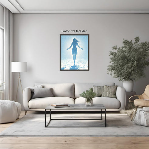 Posterizer 1 pcs-video game character woman-anime style 2-Fantasy & Fiction Art Gift for Daughter, Son, Kids Decor for nursery toddlers kids room-...