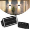 Solar Wall Lights Outdoor Housing Waterproof Up and Down Wall Sconce Dusk to Dawn LED Outdoor Lighting for House Yard Deck Garage Front Porch...