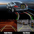 Car Backup Camera, Waterproof Ultra HD 12 LED Night Vision Rear View Camera, 170° Wide View Angle Long License Plate Frame Camera, Universal Cars,...