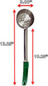 Stainless Steel Portion Control Serving Spoon - Pack of 2 (4 oz. Perforated)...