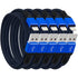 iPhone Charger Cable, Apple MFi Certified 5 Pack 6 FT Blue Long Lightning Fast Charging High Speed Data Sync USB Cable Compatible iPhone 14 13 12 ...
