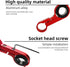 Bike Handlebar Extender, 11.8in Double Bicycle Handlebar Extension Bracket,Multifunctional Aluminum Alloy Bracket Extension for Holding Bicycle Sp...
