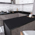 Decotalk Black Contact Paper for Cabinets Black Peel and Stick Wallpaper Matte Solid Black Wallpaper for Bedroom Decorative 17.7"x120" Black Conta...