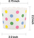 Webake Large Paper Baking Cup, 6oz Disposable Cupcake Muffin Cases, Jumbo Cupcake Liners, Set of 25 (Colorful dot)...