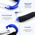 JIALEEY Grocery Bag Shopping Bag Holder Handle Carrier Tool Multi Purpose Snap Hook Stroller Hook Set Organizer Accessories with Soft Foam Grip fo...