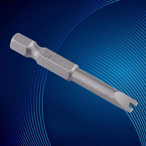 U Shaped Screwdriver Bit Set, 5 Pcs S2 Alloy Steel 50mm Length 1/4" Hex Shank U shaped Magnatic Screwdriver Bits Set U Shaped Magnetic Power Tools...