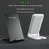 Wireless Charging Station,15W Fast Wireless Charging Station with Sleep-Friendly Adaptive Light,Compatible with Samsung Galaxy, Google LG, etc?Bla...