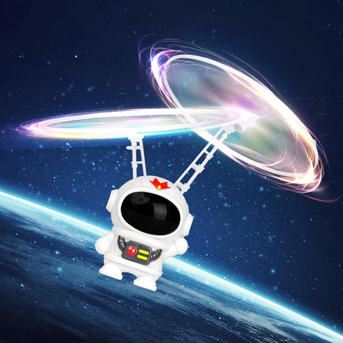 Astronaut Flying Toys for Kids Flying Orb Ball Toy Hand Operated Drones with LED Light Flying Ball Drone Indoor Outdoor Boys Girls Adults Gifts...