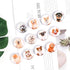 Glass Strong Animals Refrigerator Magnets,12 Pcs Decorative Magnets for Fridge Lovely Decor for Home Kitchen Office Whiteboard (Dog Refrigerator M...