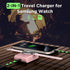 Portable Watch Charger for Samsung,2000mAh 2-in-1 Magnetic Travel Emergency Power Bank,Keychain Galaxy Watch Charger for Samsung Galaxy Watch 6/6 ...