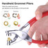 1203PCS Grommet Eyelet Pliers Tool Kit, 1/4 Inch Fabric Leather Hole Eyelets Grommets Punch Pliers, for Fabric, Leather, Belt, Shoes, Clothes...