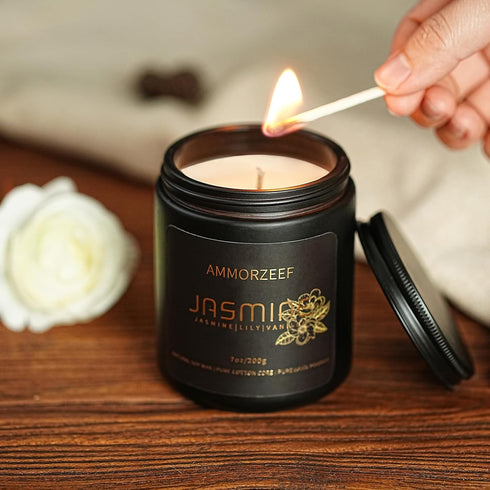 Scented Candles for Men Women,Jasmine Scented Candle for Home,Soy Candles for Home|Bath and Body Works Candles|Long Lasting Burn Time 50 Hours...
