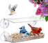Window Bird Feeder with Strong Suction Cups, Clear Window Bird feeders for Viewing, Bird Feeders for Outdoors Outside, Fits for Cardinals, Finches...
