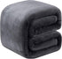 Fleece Blanket Queen Size for All Season 350GSM - Premium Lightweight Anti-Static Throw for Queen/Full Size Bed Extra Soft Brush Fabric Warm Sofa ...