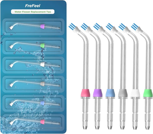 Replacement Tips for Waterpik Water Flosser (6 Plaque Seeker Tips)...