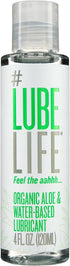 #LubeLife Organic Aloe & Water-Based Personal Lubricant, 4 Ounce Water-Based with Aloe Vera, Women and Couples, Hypoallergenic, Made with Natural ...