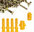 EBaokuup 6 Set Helmet Holder - Wall Mounted Motorbike Helmet Storage Rack with Mounting Screws (6 Hooks + 12 Screws)...