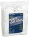 A99306 Select Quality Cleaning T-Shirt Cloth Rags, Lint Free, White, 4 lb Bag...