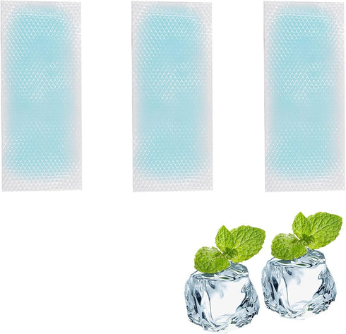 20 Sheets Fever Cooling Gel Patches, Cooling Forehead Strips Cool Gel Pads for Dog Foot Baby Kids Children Adult Relieve Headache,Toothache Pain, ...