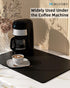 Coffee Mat Coffee Bar Mat Rubber Backed Bar Accessories Super Absorbent Dish Drying Mats for Kitchen Counter, Fit Under Coffee Maker Espresso Mach...