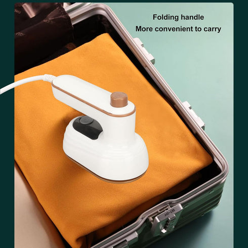 Mini Travel Ironing Machine, 180°Rotatable Handheld Garment Steamer for Clothes, Steam Iron Garment Steamer, Folding Handle Thermostat for Clothes...