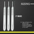 Scalpel Handle No.3 - Set of 3 Pcs Stainless Steel Crafting Handle No.3 Ideal for Wood Art, Card Making, Grafting, Sculpting and Dermaplaning...