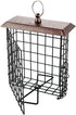iBorn Suet Feeder Suet Bird Feeders for Outside Hanging,Squirrel Proof Suet Cakes Bird Feeder for Wild Birds,Metal Brown(Pack of 1)...