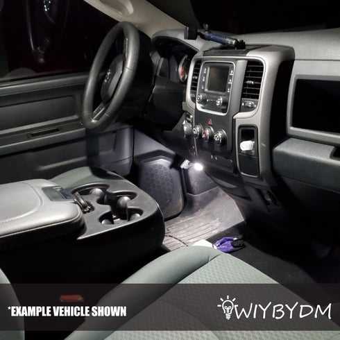 White LED Interior Lights Kit for Hummer H3 2006 2007 2008 2009 2010 Dome Footwell Vanity Mirror Trunk Cargo License Plate Lights Interior LED Lig...