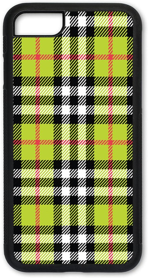 Cell Phone Cover - Slim Fit - Compatible with Apple iPhone 7 Plus and iPhone 8 Plus - Plaid Multi-Colored...
