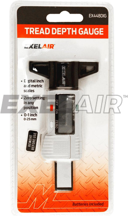 Milton Industries EXELAIR by Milton (EX448DIG) Digital Tire Tread Depth Gauge...