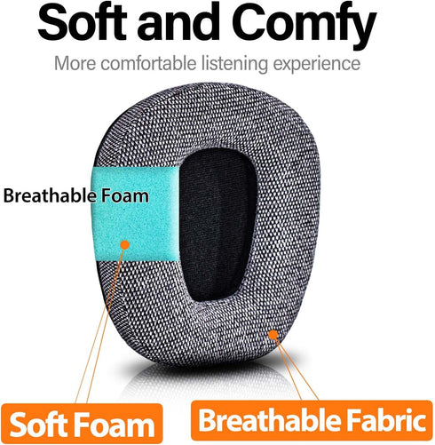 B450-XT B550-XT Kit Replacement Ear Pads Cushion Compatible with B450-XT B550XT Headset I B450 B550 XT Accessories (Comfort Fabric)...